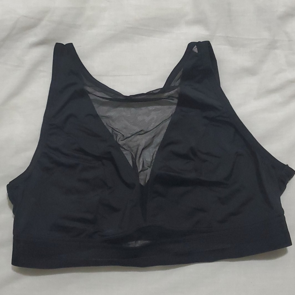 Sheer and Black Bralette